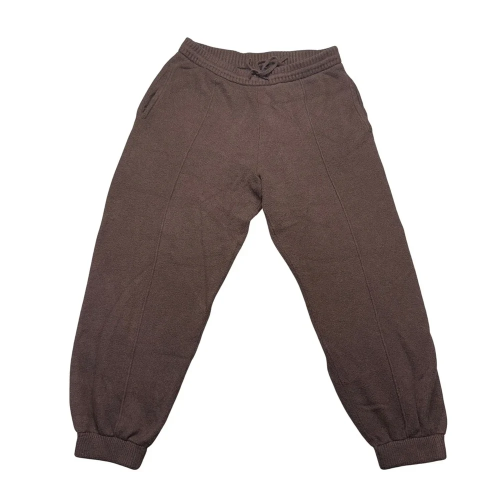 Y2K GAP Europe Limited Womens brown 100 percent Cotton Capri Textured Joggers